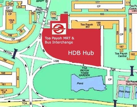 How to go to HDB Hub