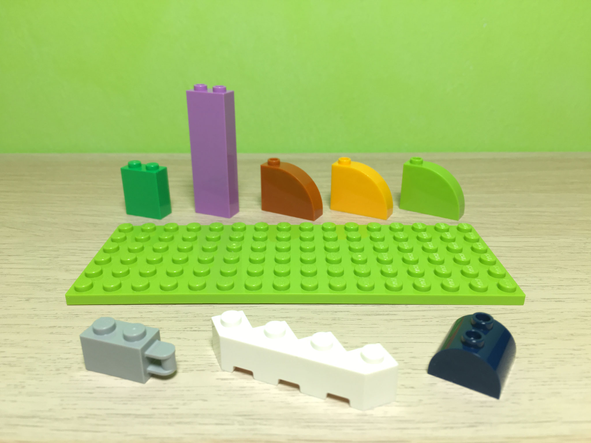 LEGO New Lot of 4 Light Bluish Gray 1x2x3 Short Castle Wall Bricks